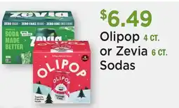 Heinen's Olipop 4 CT. or Zevia 6 CT. Sodas offer