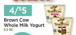 Heinen's Brown Cow Whole Milk Yogurt offer