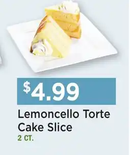 Heinen's Lemoncello Torte Cake Slice offer