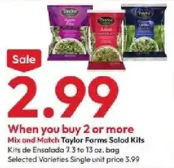 Stater Bros Taylor Farms Salad Kits offer