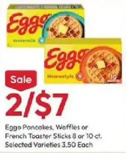 Stater Bros Eggo Pancakes, Waffles or French Toaster Sticks offer