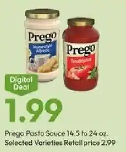 Stater Bros Prego Pasta Sauce offer