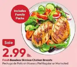 Stater Bros Fresh Boneless Skinless Chicken Breasts offer