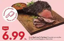 Stater Bros Fresh Beef Loin Tri Tip Roast offer