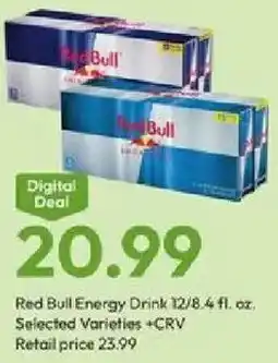 Stater Bros Red Bull Energy Drink offer