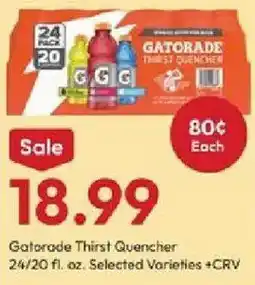 Stater Bros Gatorade Thirst Quencher offer