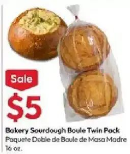 Stater Bros Bakery Sourdough Boule Twin Pack offer