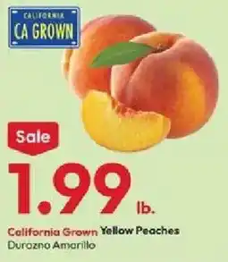 Stater Bros California Grown Yellow Peaches offer