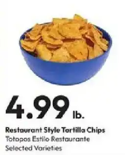 Stater Bros Restaurant Style Tortilla Chips offer