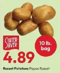 Stater Bros Stater saver russet potatoes offer