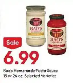 Stater Bros Rao's Homemade Pasta Sauce offer