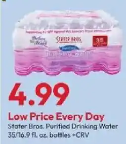 Stater Bros Stater Bros. Purified Drinking Water offer