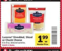 Safeway Lucerne Cheese offer