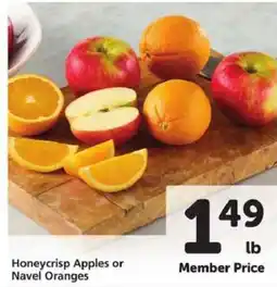 Safeway Honeycrisp Apples or Navel Oranges offer