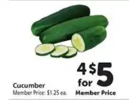 Safeway Cucumber offer