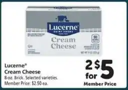 Safeway Lucerne Cream Cheese offer