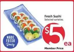 Safeway Fresh Sushi offer