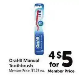 Safeway Oral-B Manual Toothbrush offer