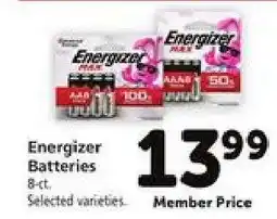 Safeway Energizer Batteries offer