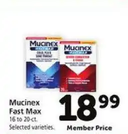 Safeway Mucinex Fast-Max offer