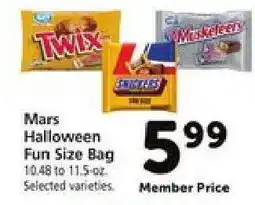 Safeway Mars Halloween Fun Size Bag offer