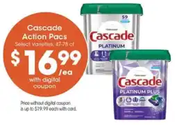 Pick'n Save Cascade Action Pacs offer