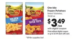Pick'n Save Ore-ida Frozen Potatoes offer