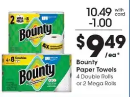 Pick'n Save Bounty Paper Towels offer