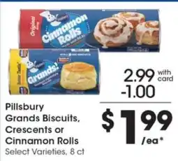 Pick'n Save Pillsbury Grands Biscuits, Crescents or Cinnamon Rolls offer