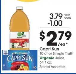 Pick'n Save Capri Sun offer