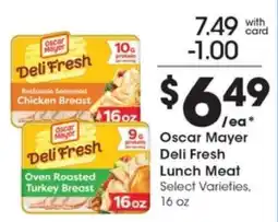 Pick'n Save Oscar Mayer Deli Fresh Lunch Meat offer