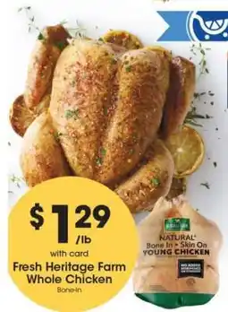 Pick'n Save Fresh Heritage Farm Whole Chicken offer