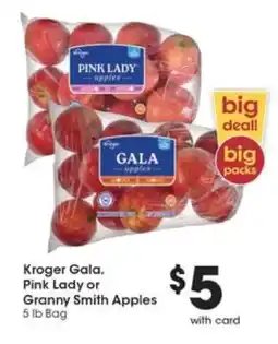 Pick'n Save Kroger Gala, Pink Lady or Granny Smith Apples offer