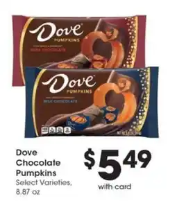Pick'n Save Dove Chocolate Pumpkins offer