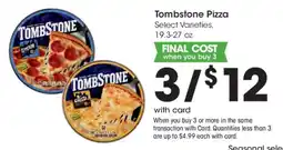 Kroger TombStone Pizza offer