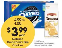 Kroger Nabisco Oreo Family Size Cookies offer