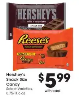 Pick'n Save Hershey's Snack Size Candy offer