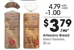 Kroger Artesano Bread offer
