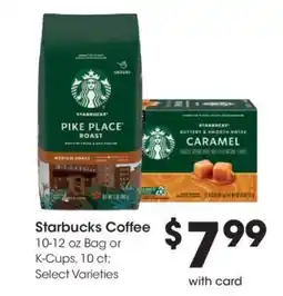Kroger Starbucks Coffee offer