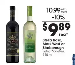 Kroger Stella Rosa, Mark West or Starborough offer