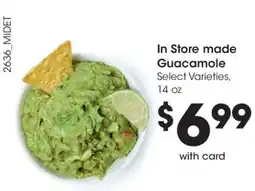 Kroger In-Store Made Guacamole offer