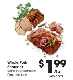 Kroger Whole Pork Shoulder offer