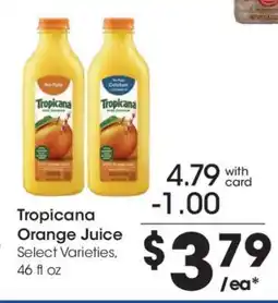Kroger Tropicana Orange Juice offer