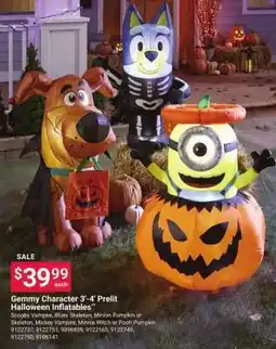 Giant Eagle Gemmy Character 3'-4' Prelit Halloween Inflatables offer