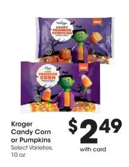 Kroger Kroger Candy Corn or Pumpkins offer