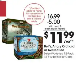 Kroger Bell’s, Angry Orchard or Twisted Tea offer