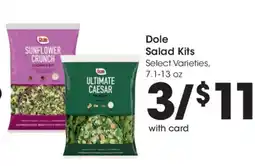 Kroger Dole Salad Kits offer