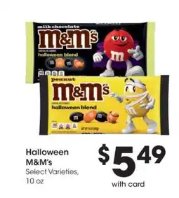 Kroger Halloween M&M's offer