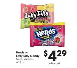 Kroger Nerds or Laffy Taffy Candy offer
