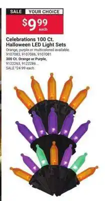 Giant Eagle Celebrations 100 Ct. Halloween LED Light Sets offer